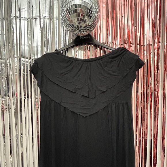 5th & Love Long Dress Women Size Large L Black Sleeveless Neck Strap New w/ Tags - Picture 2 of 9